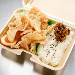 鶏皮弁当(旨塩スパイスor秘伝の甘だれ)