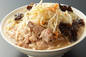 野菜ラーメン(味変調味料付き)麺の固さ指定はできません。