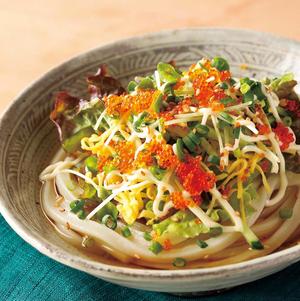 柿家すし サラダうどん