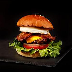 【人気No.2】BECバーガー(Bacon/Egg/Cheese)単品 BEC Burger with no fries
