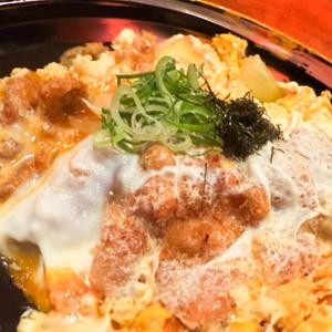 鶏ガツ玉子とじ丼