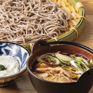 肉汁とろろざるそば(温つゆ)