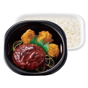 ほっともっと デミグラスハンバーグ＆から揚弁当