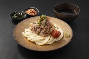 (冷)肉増し黒毛和牛の極太おうどん～梅～