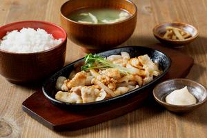 豚生姜焼き定食