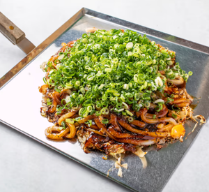 うどん肉玉・イカ天・たっぷり青ネギかけ