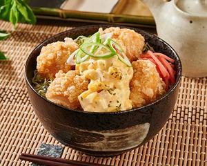 タルタル鶏唐揚げ丼