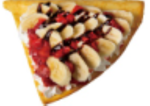 バナナ＆ストロベリーチョコレートクレープ/Banana ＆ strawberry chocolate crepe