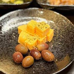 チーズとオリーブ