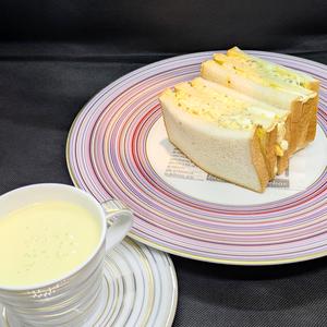 奥久慈卵サンド、スープセット