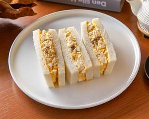 鞍手産味宝卵のタマゴサンド Egg Sandwich