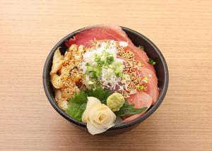 炙りえんがわ漬け丼