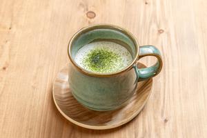 ホット抹茶ラテ