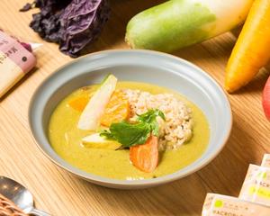 グルテンフリー ヴィーガン グリーンカレー