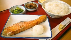 塩鮭弁当