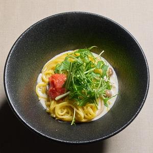 明太子の和風クリームパスタ