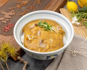 そば屋の和風だし～カレー丼