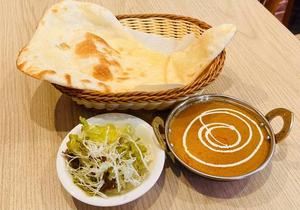 シーフードカレー＆プレーンナ ンセット Seafood Curry ＆  Naan Set