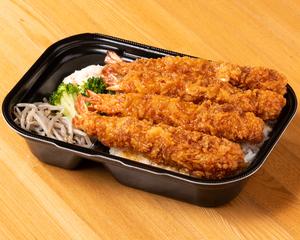 タレカツ 贅沢エビフライ丼(4尾)