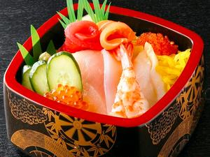 柿家すし 【ランチ限定】海鮮ちらし重セット