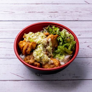 ねぎ塩唐揚げ丼 Green Onions ＆ Salt Fried Chicken Rice Bowl
