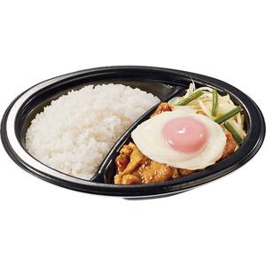 なか卯 目玉焼き豚しょうが焼き弁当 Special Ginger Pork Bento w/Sunny-Side-Up Egg
