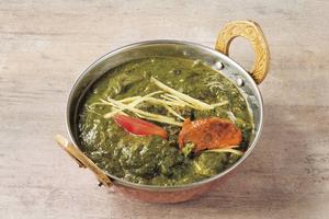マトンほうれん草カレー Mutton Spinach Curry
