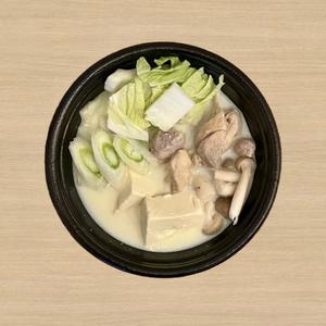 濃厚まろやかな味噌豆乳鍋
