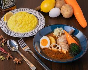 【デリバリーアプリ リピート率NO,1】やわらかチキンエビカレー Tender Chicken and Shrimp Curry