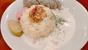 チキンクリームライスソーセージ