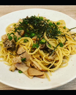 きのこの和風クリームパスタ
