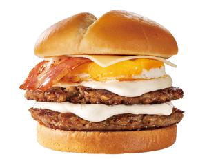 クリームクリームチーズバーガーダブル
