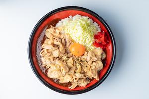 ダブル豚バラスタミナカレーDouble size garlic pork curry and rice