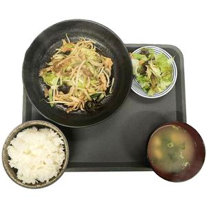 ガツの野菜炒め定食