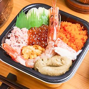 丼丸 オホーツク丼 Okhotsk Rice Bowl