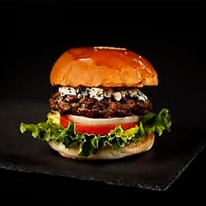 【濃厚】ブルーチーズバーガー(Bluecheese Burger)単品 Bluecheese Avocado Burger with no Fries