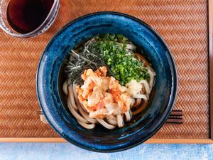 かき揚げぶっかけうどん