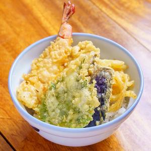 menu限定オリジナル天丼