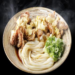 (温)タルタル山盛りザンギうどん