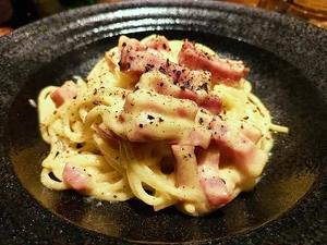 【電子レンジ必須】パンチェッタのカルボナーラ