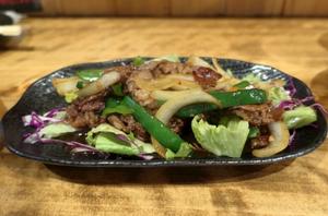 牛肉とピーマンの甘辛炒め