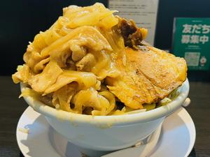 【年末年始限定の二郎系】肉肉肉二郎系らーめん  豚1枚肉4個