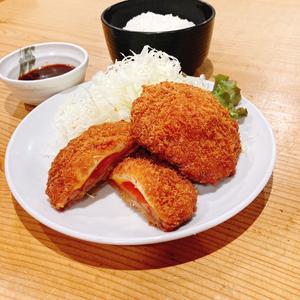 ハムエッグカツ定食【カツソース】