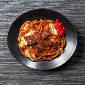 武蔵流 牛旨味カルビのソース焼きそば(麺大盛)≪3397≫