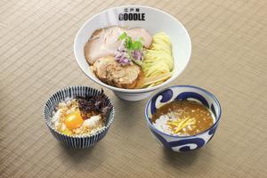 濃厚魚介鶏つけ麺＆玉子かけごはんセット