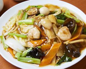 五目あんかけ焼きそば