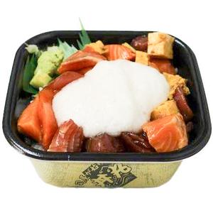 丼丸 バラとろろ丼 バラネタ、とろろ