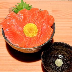 サーモン丼
