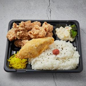 山とり唐揚げ白身フライ弁当 唐揚げ4個