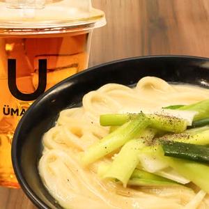 ネギの鶏白湯うどん ＆ 台湾鉄観音茶